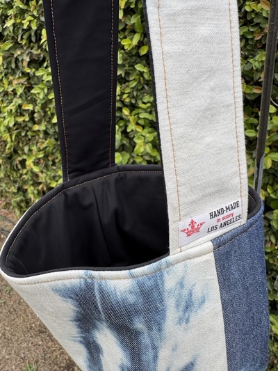 Square-bottom Takeout bags: Denim