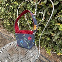 Square-bottom Takeout bags: Denim-Hippy - Thumbnail 1