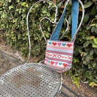 Square-bottom Takeout bags: Hearts - Thumbnail 1