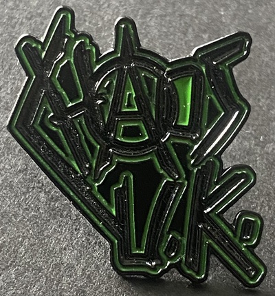 CHAOS UK ENAMEL BADGE