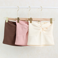 Waffle wears sexy tube top vest women's irregular cross top - Thumbnail 9