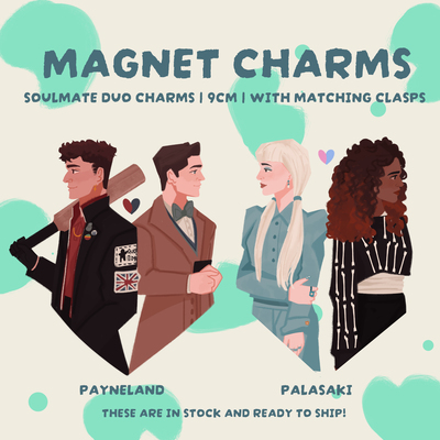 Payneland & palasaki magnet charms