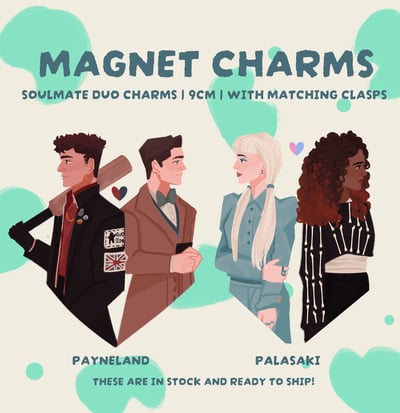 Payneland & Palasaki Magnet Charms