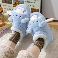 Kawaii Cinnamoroll High-top Plush Slippers - Thumbnail 2