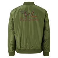 Faith to Live-FtL Premium Recycled Bomber Jacket - Thumbnail 5
