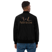 Faith to Live-FtL Premium Recycled Bomber Jacket - Thumbnail 14