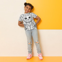 Cutie kitten Kids crew neck t-shirt - Thumbnail 1