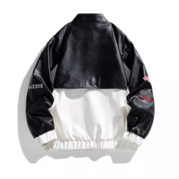 "POP TREND" COLORBLOCK RACING JACKET - Thumbnail 1