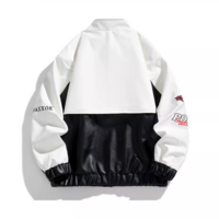 "POP TREND" COLORBLOCK RACING JACKET - Thumbnail 3