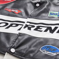 "POP TREND" COLORBLOCK RACING JACKET - Thumbnail 7