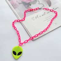 ALIEN (𓁹‿ 𓁹)NECKLACE  - Thumbnail 1