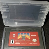 Doom 1 and Doom 2 GBA Video Game Cartridge Nintendo Gameboy Advance - Thumbnail 4