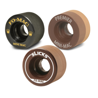 Sure-grip premier fo-mac mini-mac clay roller skate wheels