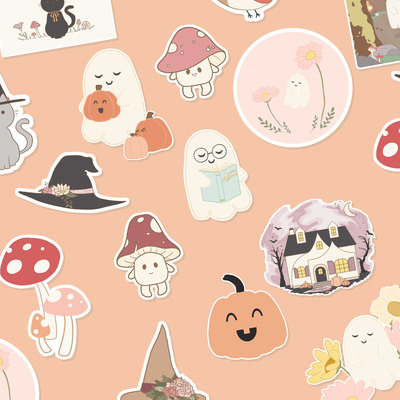 Choose your cutie halloween individual stickers