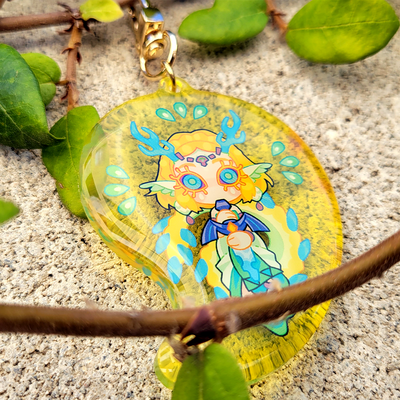 Zelda secret stone 2.5" charm