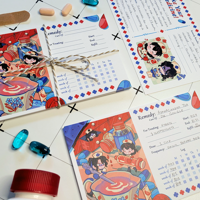 Hospital orderly remedy cards