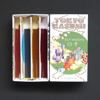 "tokyo kasumi" stick incense: four seasons