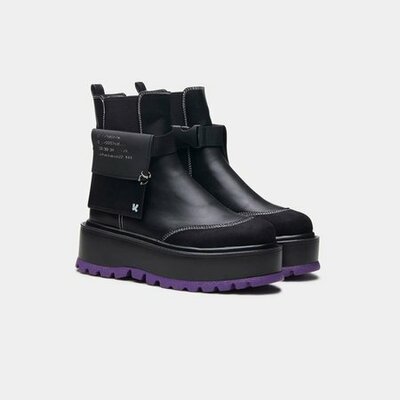 KOI FOOTWEAR DDOS Cyber Matrix Platform Boots 37