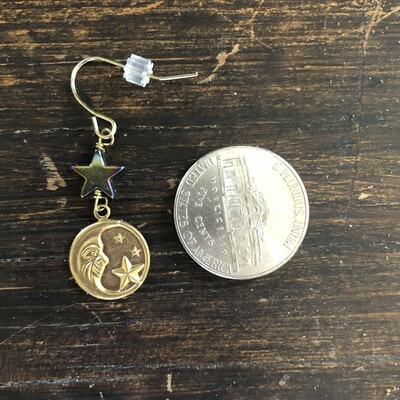 Moon and stars earrings 
