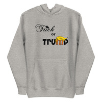 Trick or Trump Unisex Hoodie Funny Humor Politics November 2024 US Presidential Election Donald Trump Kamala Harris - Thumbnail 1