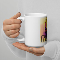 Clucking Fabulous Homesteading Farm Chicken Humor Funny White glossy mug - Thumbnail 2
