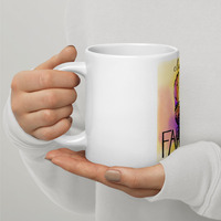 Clucking Fabulous Homesteading Farm Chicken Humor Funny White glossy mug - Thumbnail 4