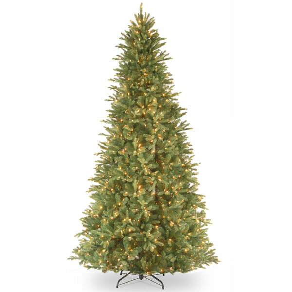 Tiffany Fir Slim Tree with Clear Lights