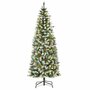 6 FT Snow-Dipped Pencil Christmas Tree-1