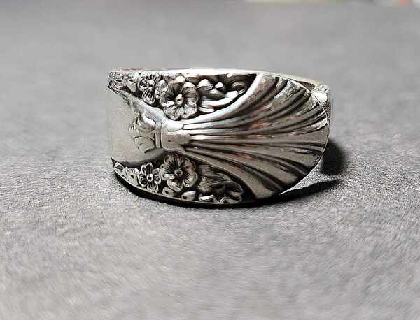 Vintage Crown Silverplate Radiance 1939 Spoon Ring – Handmade Silverware Jewelry