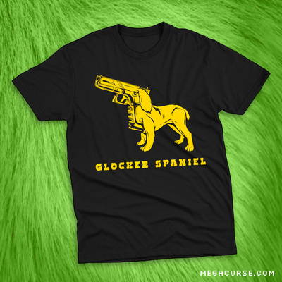 GLOCKER SPANIEL (Black Tee)
