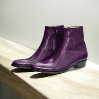 Premium Python Ankle Boots | Exotic & Stylish Footwear  - Thumbnail 1