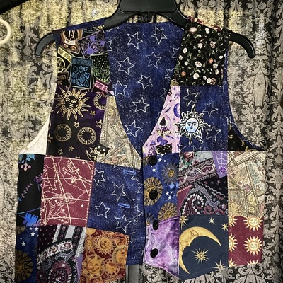 Celestial patch vest