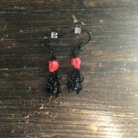 Skulls and Spiders Earrings - Thumbnail 1