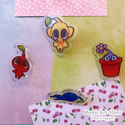 Pikmin pins