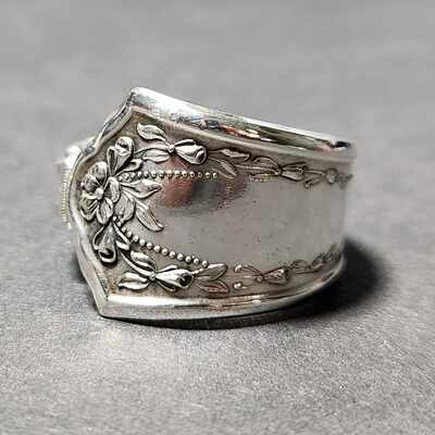 Vintage silverplated spoon ring