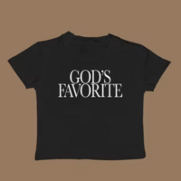Free Shipping-GOD'S FAVORITE BABY TEE - Thumbnail 3