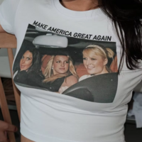 Free Shipping-MAKE AMERICAN GREAT AGAIN BABY TEE - Thumbnail 1