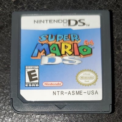 Super mario 64 ds nintendo ds video game cartridge