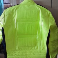 Handmade Neon Green Leather Formal Biker Jacket Men's XS - 6XL  - Thumbnail 3