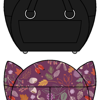 Made-to-order - purrsey cat - sassy black witch's friend