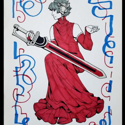 Furiae + caim roleswap [marker and pen]