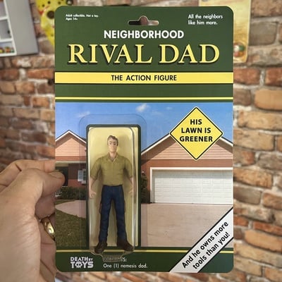 Rival dad action figure