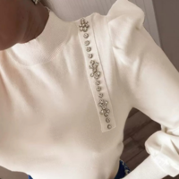 Casual Hot Stamping Long Sleeved Shirt - Thumbnail 1