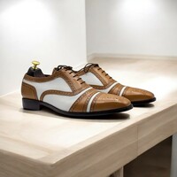 Men's British Oxford Leather Shoes | Classic Style & Timeless Elegance - Thumbnail 3
