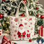 Christmas Canvas Bag Santa Claus Christmas Gift Bag-2