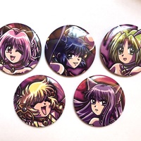 58mm TMM Mew Mews Badges - Thumbnail 1