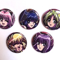 37mm TMM Mew Mews Badges - Thumbnail 1