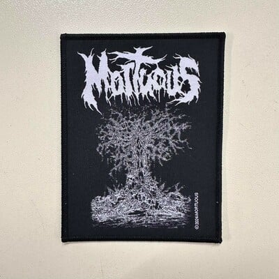 Mors immortalis woven patch