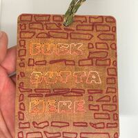 Fu@k Outta Here 3.5 x 5 inch - Thumbnail 1