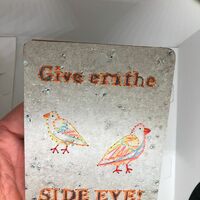 Side Eye 3.5 x 5 inch - Thumbnail 1